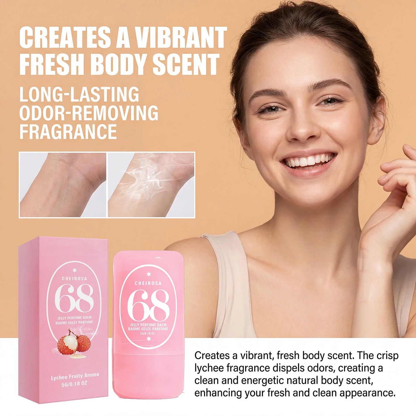 Solid Perfume Balm | Lychee, Almond Caramel & Amber Vanilla