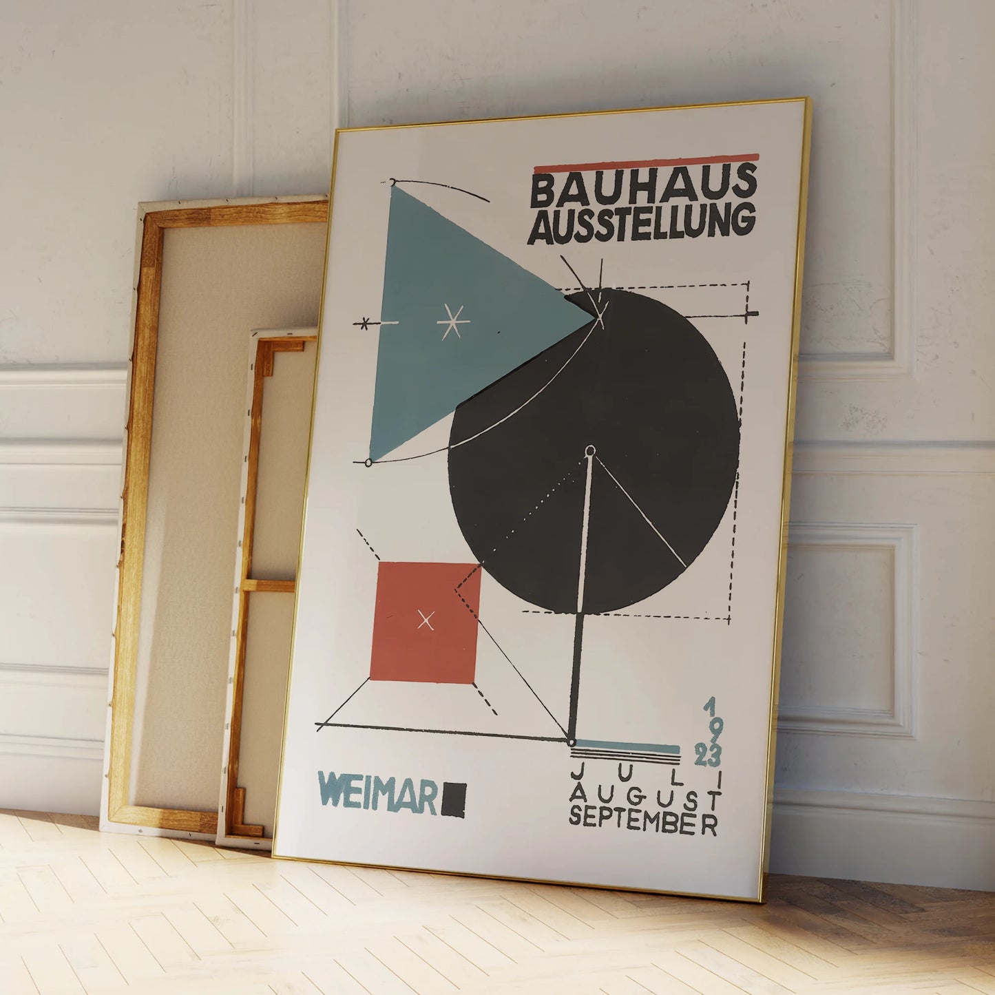 Bauhaus Ausstellung 1923 Weimar Canvas Wall Art | Framed Print