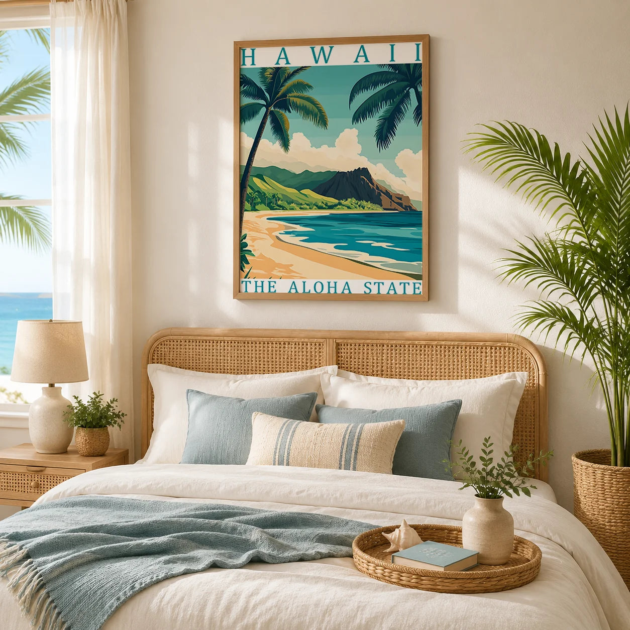 USA Vintage Canvas Wall Art – Retro Landscape Poster Print Canvas Poster Print Peaceful Pleasures Health and Wellness
