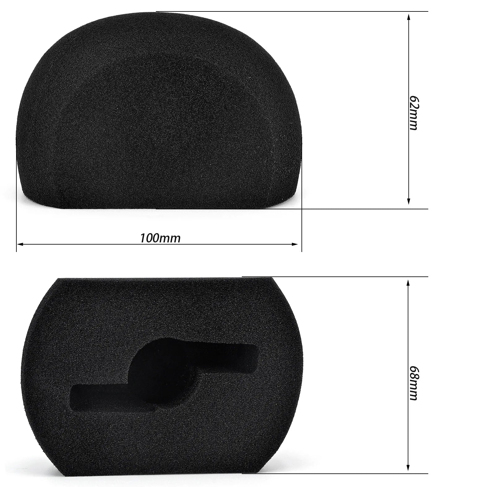 For ZOOM H4N PRO Microphone Dust Cover Microphone Windshield Sponge Cover Black Peaceful Pleasures Health and Wellness