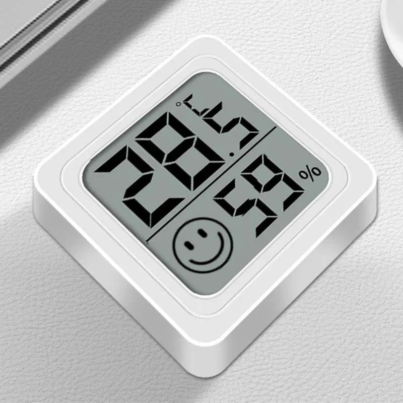 Mini LCD Digital Indoor Room Temperature Humidity Monitor with Comfort Indicator Wall/Desk Mount for Home Office Baby Room Peaceful Pleasures Health and Wellness