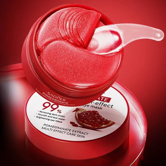 SADOER Red Pomegranate Collagen Eye Patches – 60pcs Collagen Eye Patches Oasis Select Default Title