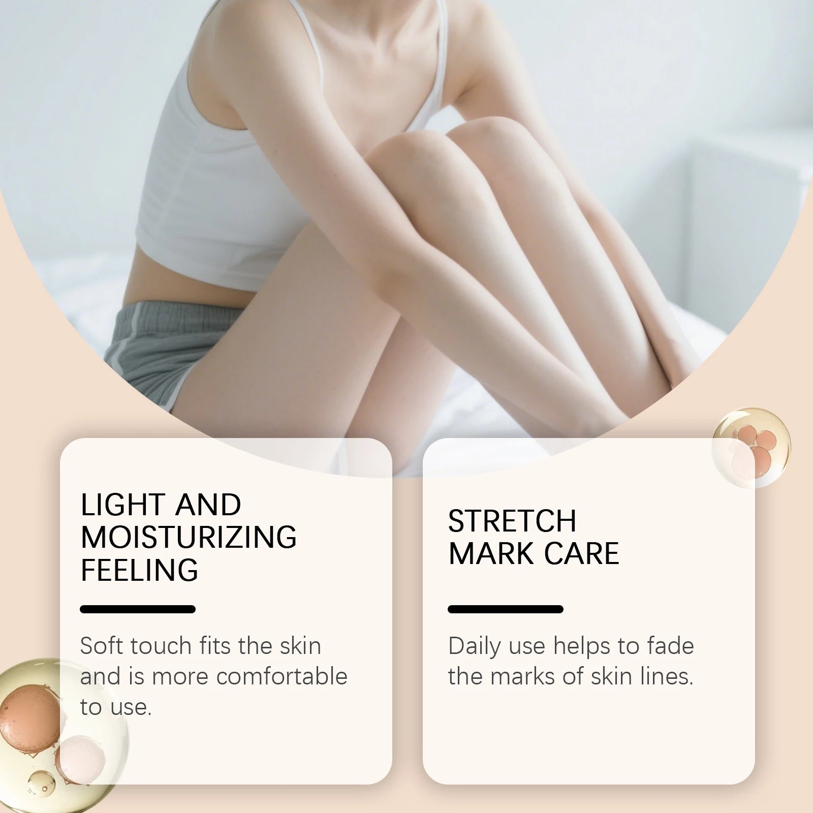 Hyaluronic Acid Skin Firming Care Cream Promotes Skin Regeneration Improve Sagging Skin Long-Lasting Moisturizing Body Lotion Peaceful Pleasures Health and Wellness