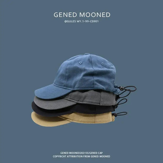 Drawstring Curved Brim Cotton Cap | Unisex Sun Hat Curved Brim Cap Peaceful Pleasures Health and Wellness