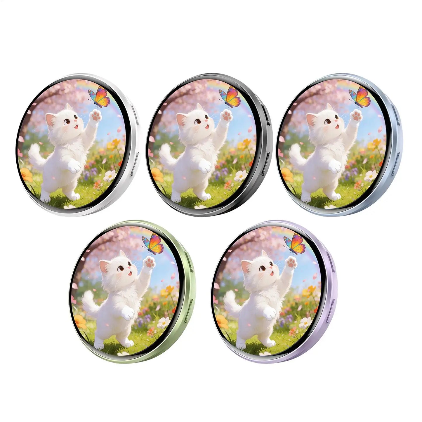 HD Touchscreen Electronic Badge – Digital Photo Display Pin