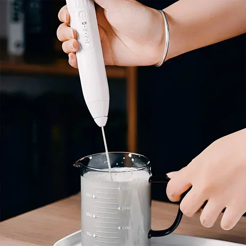 2-in-1 Kitchen Items USB Charging Electric Egg Beater Mini Blender Kitchens Accessories Mixer Household Gadgets Double Head Bar Peaceful Pleasures Health and Wellness