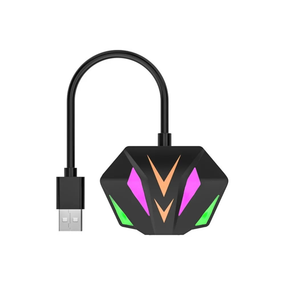 USB/Type-c USB To RJ45 Network Card 2-in-1 USB To 2.5G Type C Ethernet Adapter High Speed Drive Free USB To Network Port Peaceful Pleasures Health and Wellness USB black
