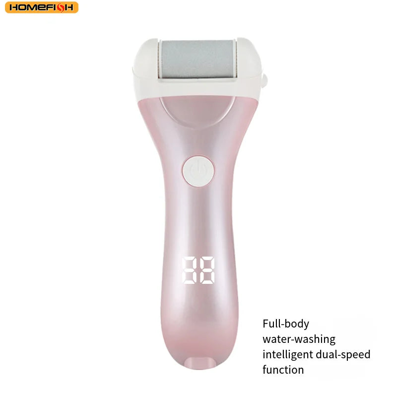 Electric Foot File Callus Remover – USB Rechargeable + 3 Heads Electric Foot File Peaceful Pleasures Health and Wellness