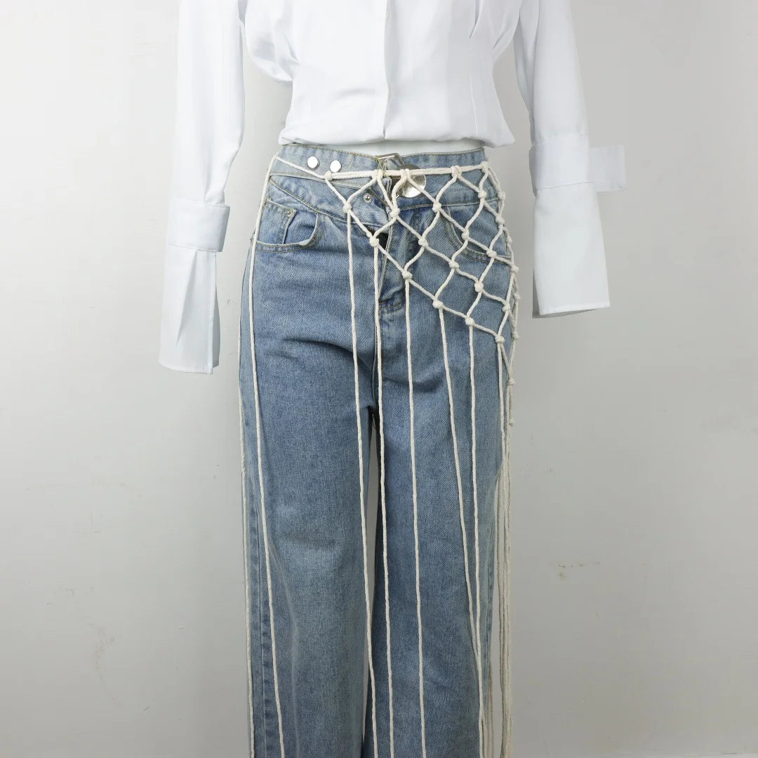 1 Bohemian Waist Seal Hand Woven Tassel Details Wedding Party