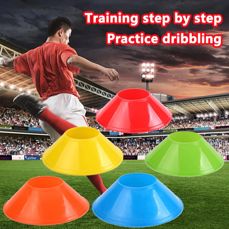 10-Pack Mini Soccer Agility Marker Discs | Training Cones