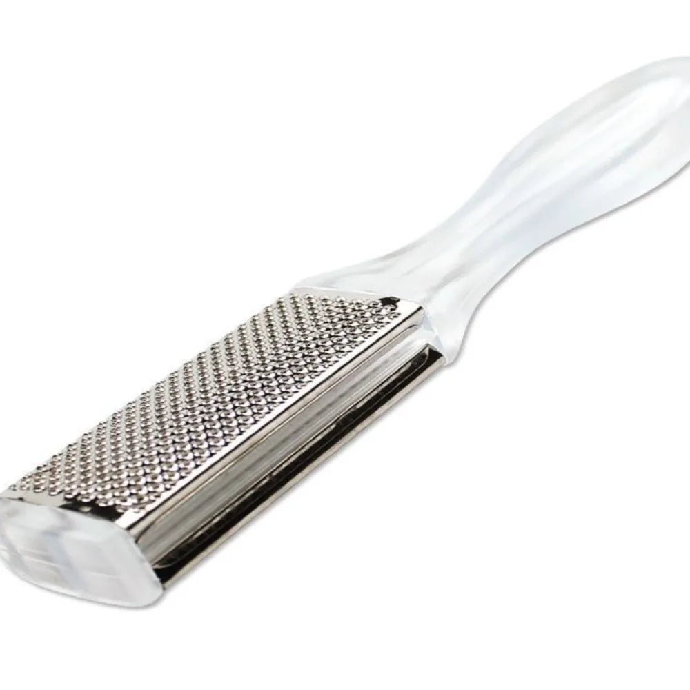 Foot Rasp File & Callus Scrubber | Pedicure Exfoliator Foot Rasp File Peaceful Pleasures Health and Wellness Silver