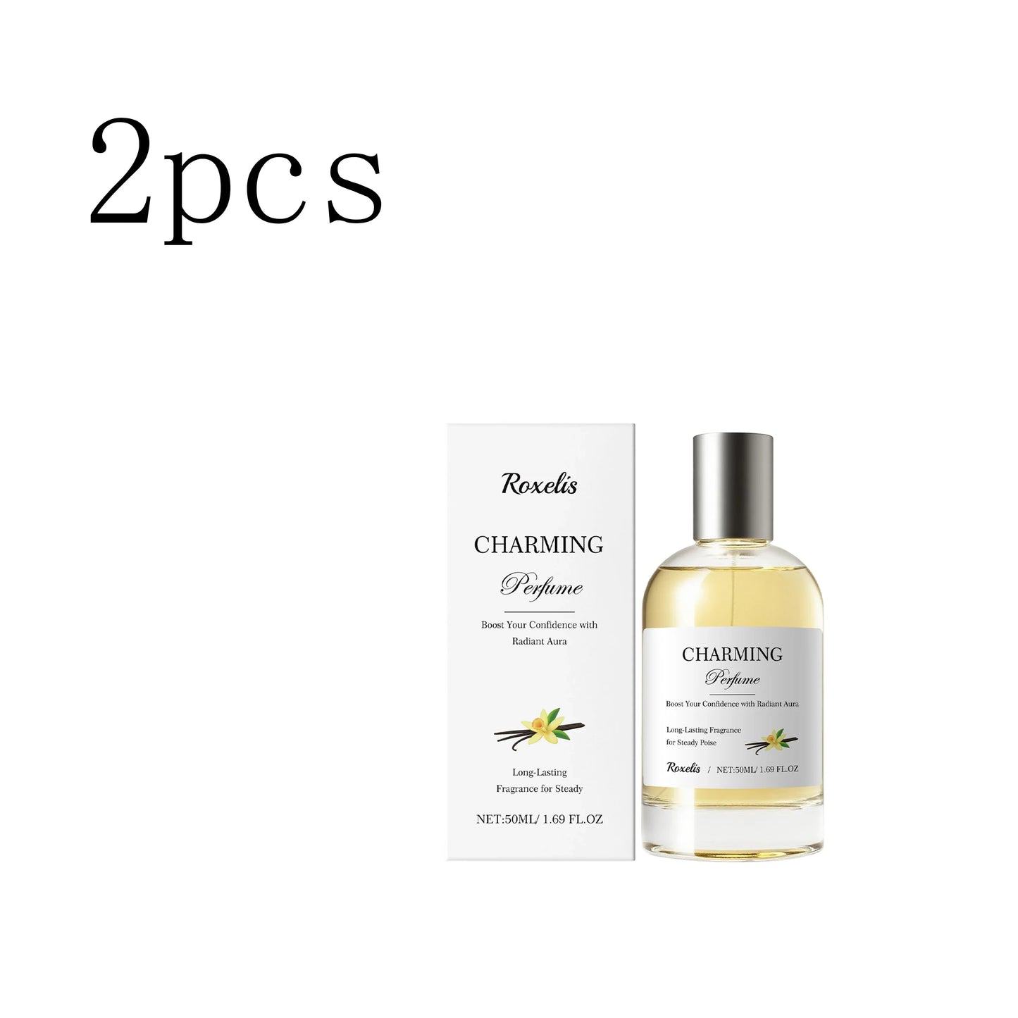 Amber Vanilla Perfume Spray – Long-Lasting Light Scent 50ml