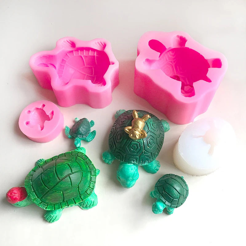 Turtle Silicone Mold – Resin, Chocolate & Cake Baking