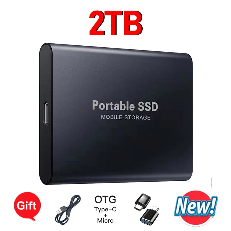 Portable External SSD USB 3.1 Type-C | 1TB to 16TB Drive