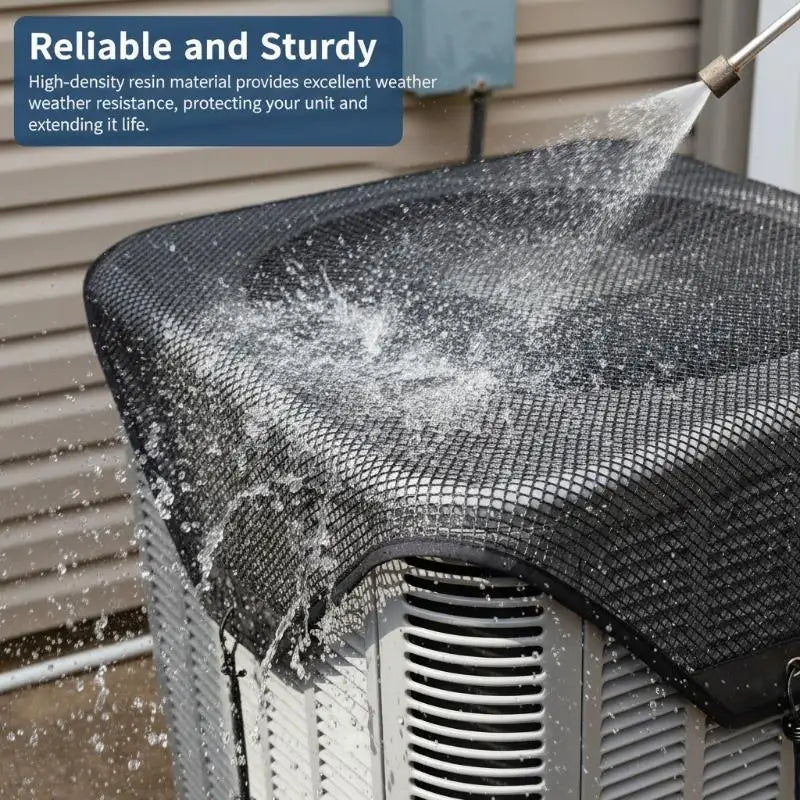 Outdoor AC Unit Top Cover | Mesh, Weatherproof & Adjustable