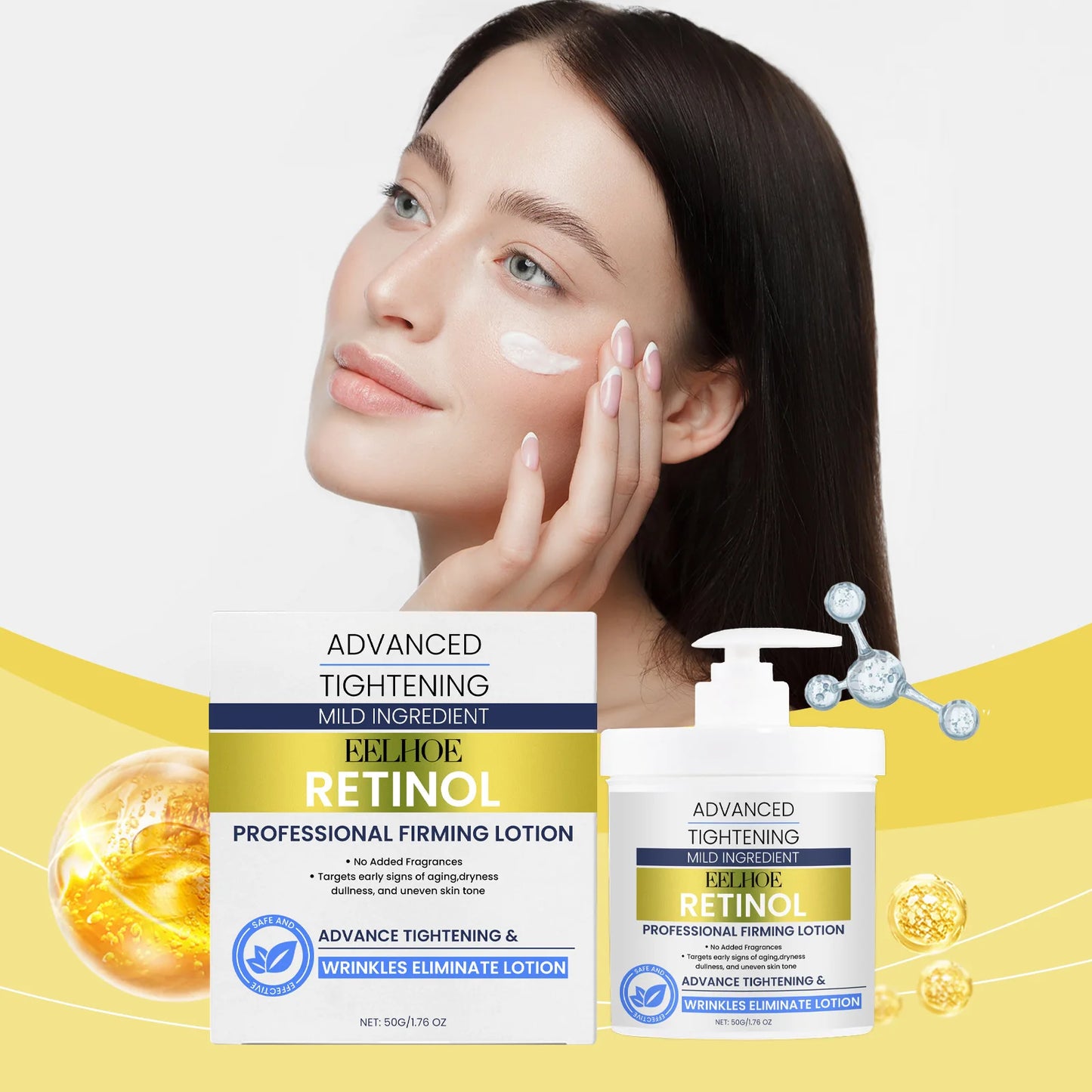 EELHOE Retinol Face Cream | Firming, Brightening & Anti-Aging 50g