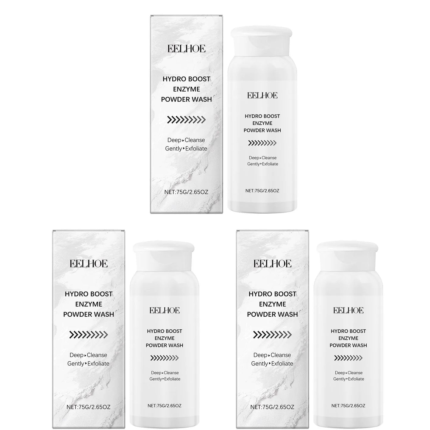 Enzyme Based Cleansing Powder Removing Dead Skin Cells Reducing Blackheads Clean Pores Smooth Skin Moisturizing Cleansing Powder Peaceful Pleasures Health and Wellness 3 x 75g Boxed