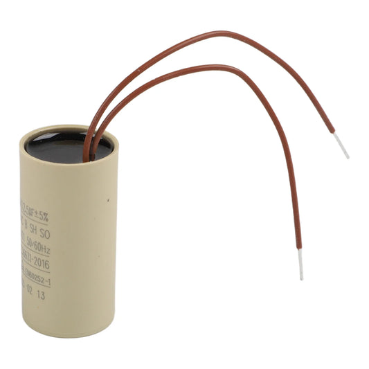 CBB60 Motor Start Capacitor 2 5uF Wall-mounted Boiler Water Pump Air Peaceful Pleasures Health and Wellness grey 1