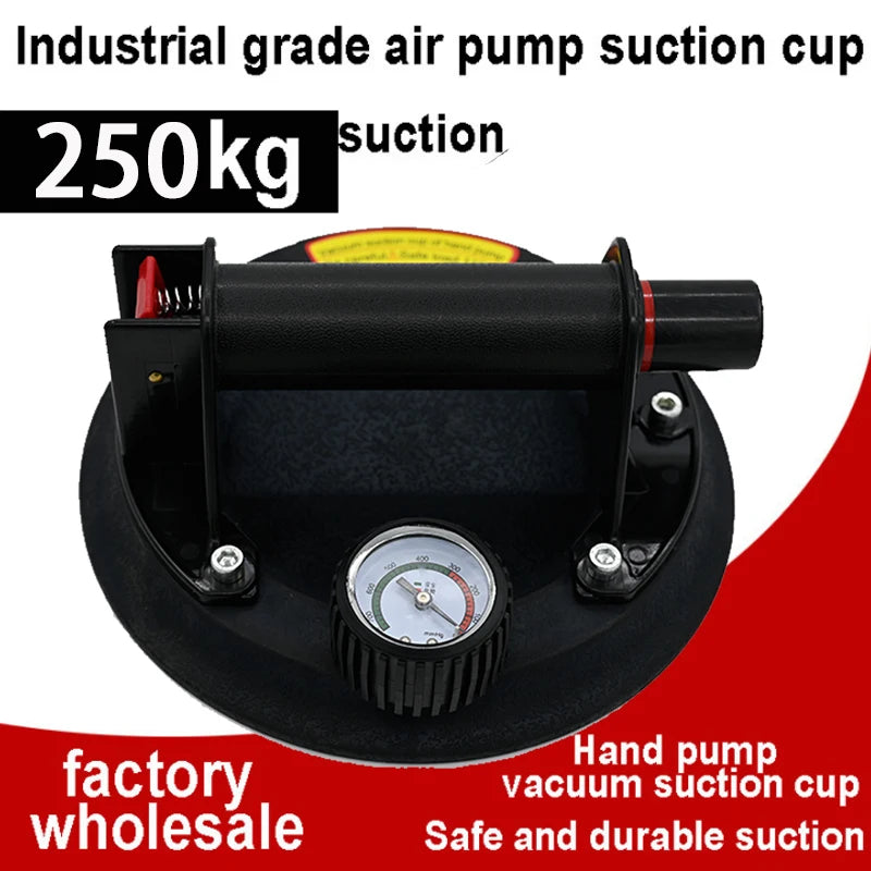 New 8 Inch 200KG-250KG Air Pump Vacuum Suction Cups Powerful Heavy-Duty Strong Hand Pump Sucker Lifted Magnets Handling Tools Peaceful Pleasures Health and Wellness