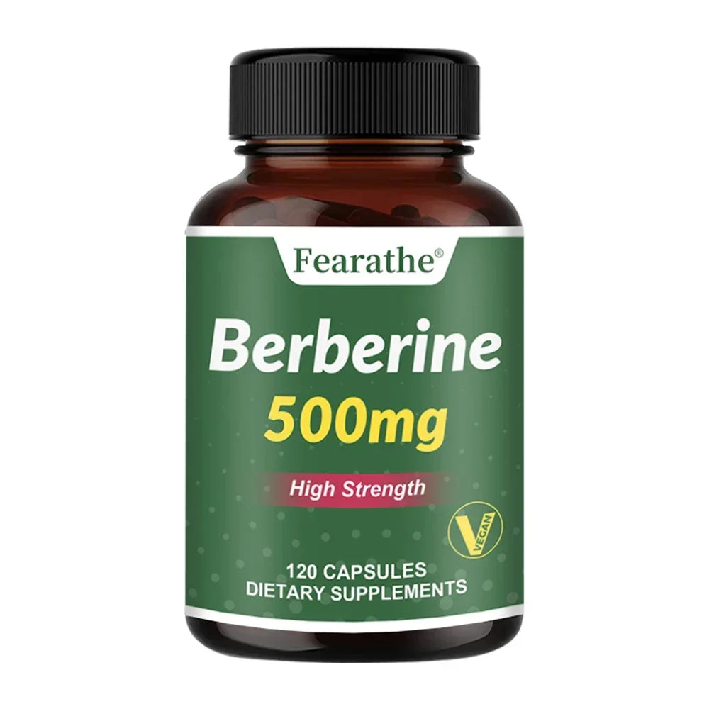 Berberine Supplement, 500mg, Healthy Metabolic Support Heart, Immune System, Gut Health, 30/60/120 Vegan Capsules, NON-GMO Peaceful Pleasures Health and Wellness 120count