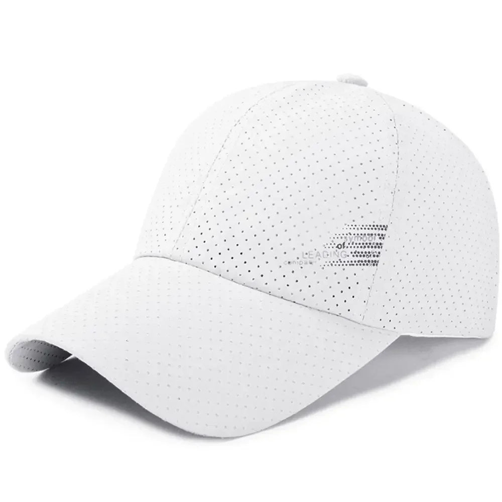 Adjustable Unisex Baseball Cap – Moisture-Wicking Quick-Dry Sun Hat
