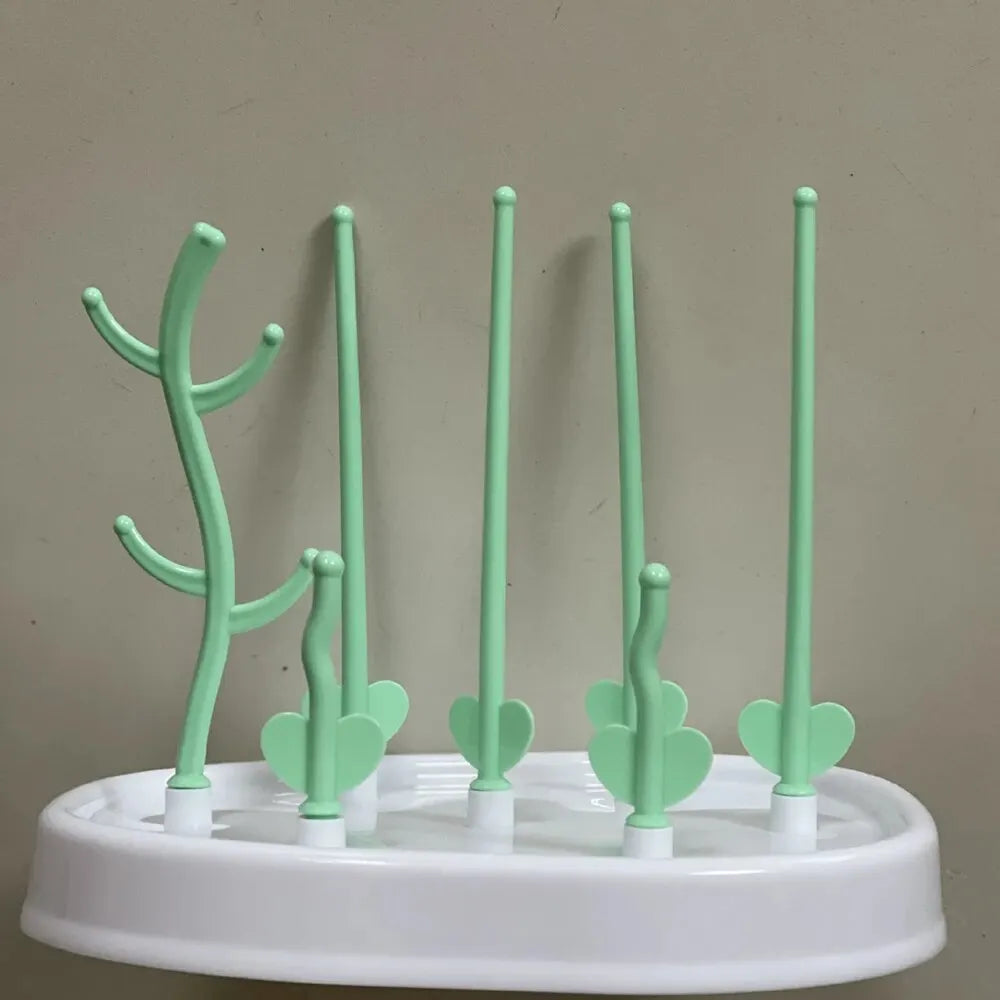 Tree-Shaped Baby Bottle Drying Rack | Detachable & Compact