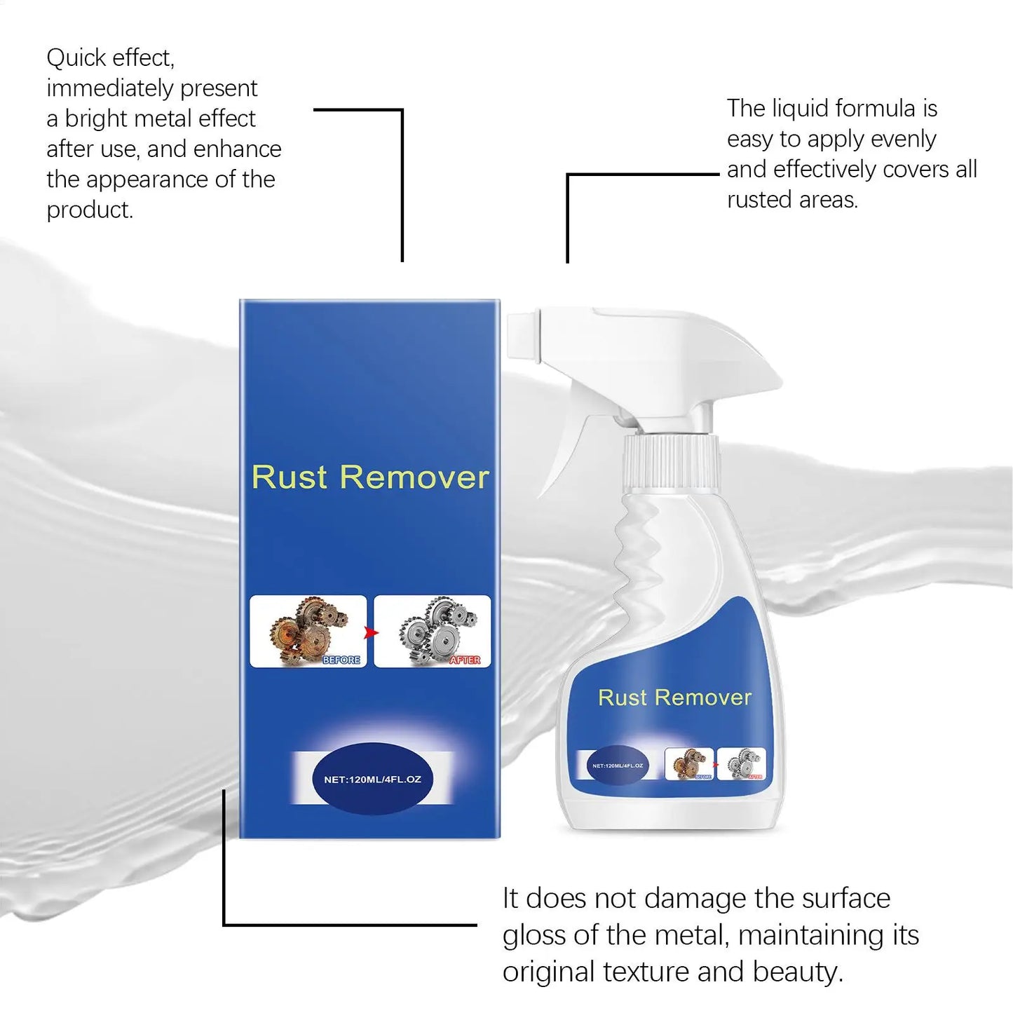 120ml Iron Rust Remover Spray – Wheels, Tires & Auto Parts