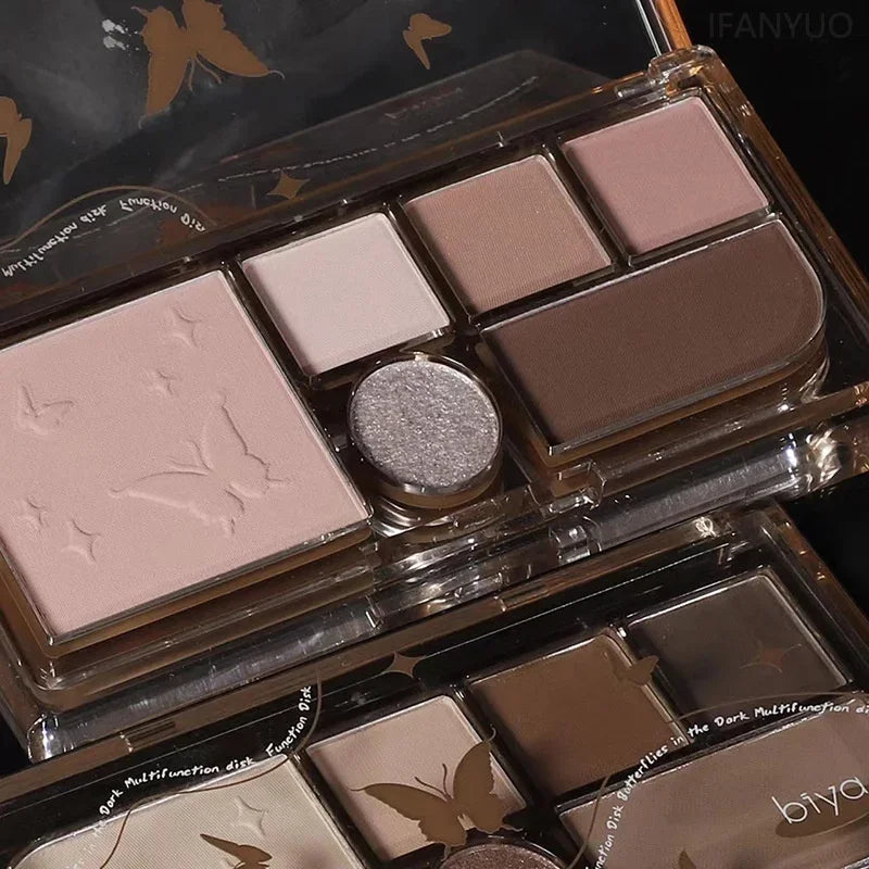IFANYUO 6-Color Smokey Eyeshadow Palette | Shimmer & Matte
