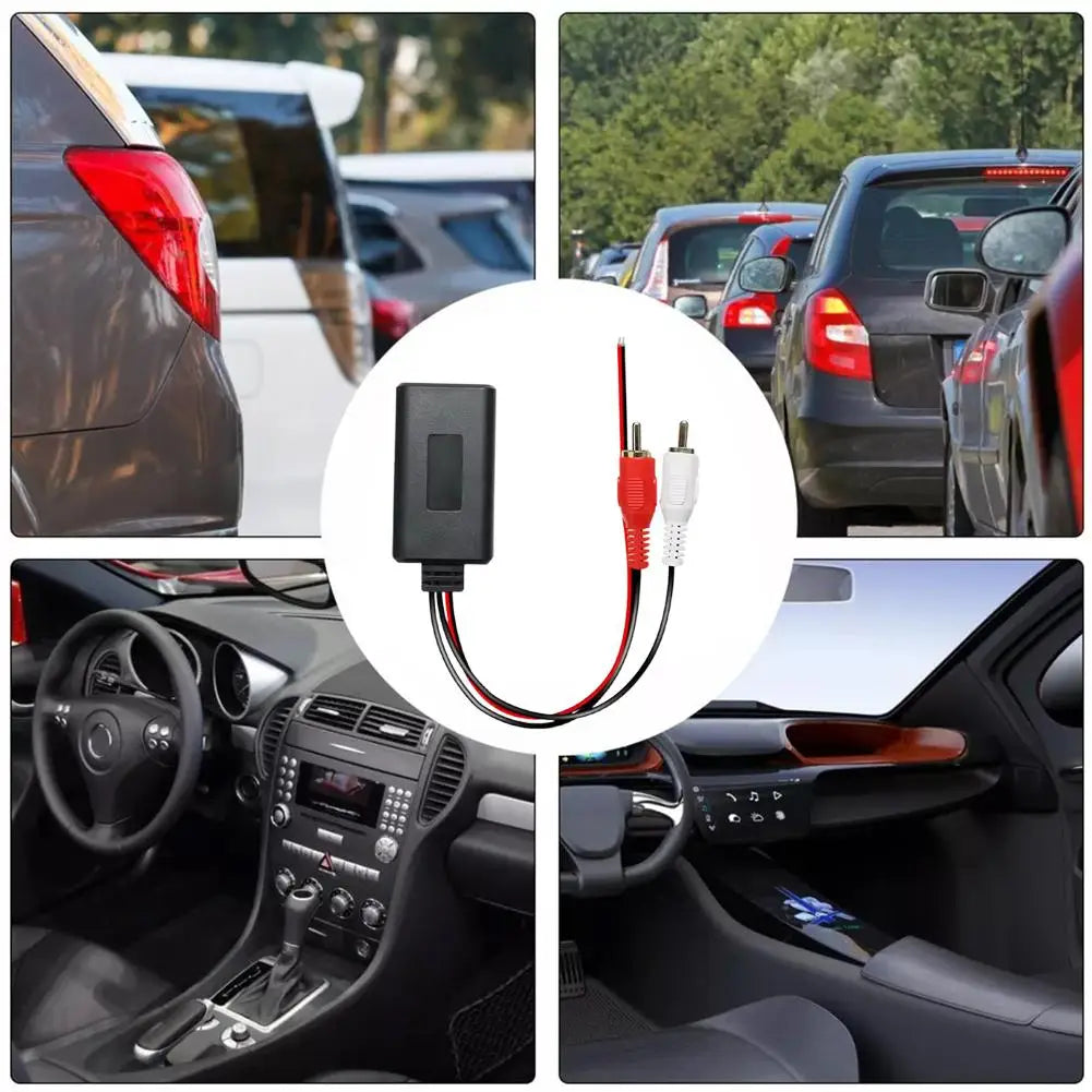 Car Bluetooth 5.0 Audio Adapter – 2RCA Wireless Music Module