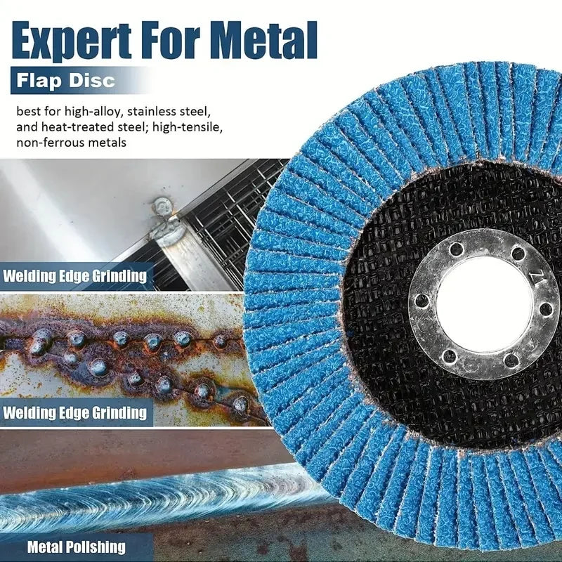Metal Sanding Flap Discs Angle Grinder Wheels Blade 40 60 80 120grit