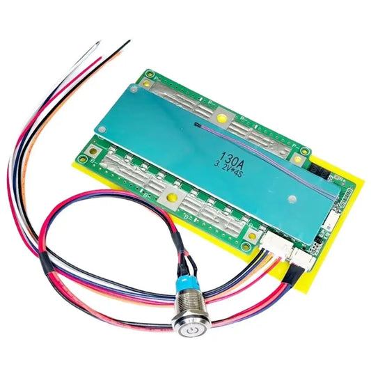 4S 12.8V LiFePO4 BMS 130A Battery Protection Board + Switch Battery Protection Board Peaceful Pleasures Health and Wellness