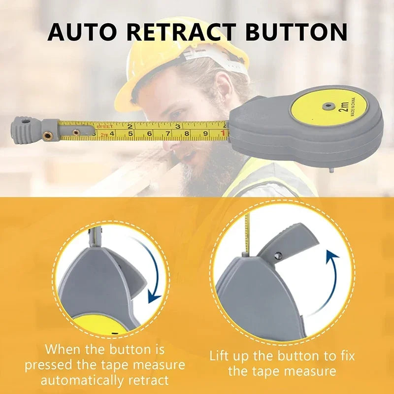2M Tape Measure Beam Compass – Draw Circles & Arcs + 10 Leads