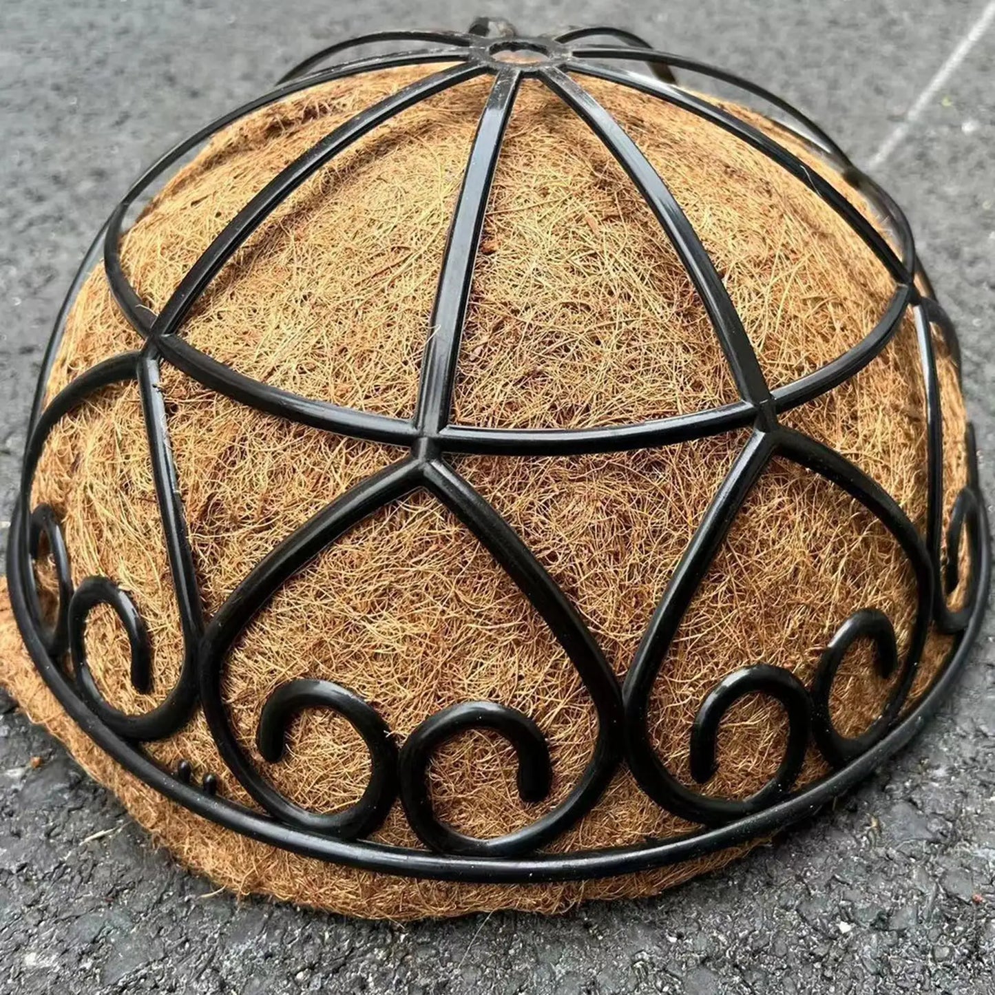 Resin Hanging Planter Basket with Chain | Indoor & Outdoor