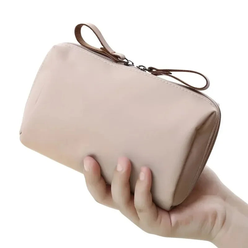 Korean Style Waterproof Makeup Bag | Nylon Cosmetic Organizer