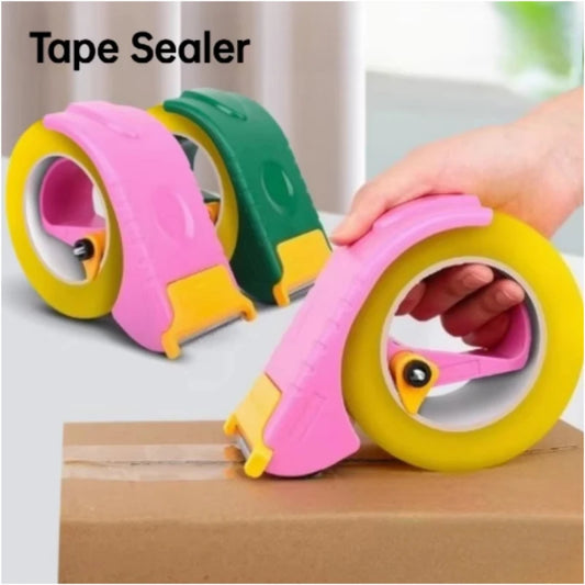 Handheld portable fast tape dispenser with cutter, reusable and environmentally friendly master level dispenser dedicated Peaceful Pleasures Health and Wellness