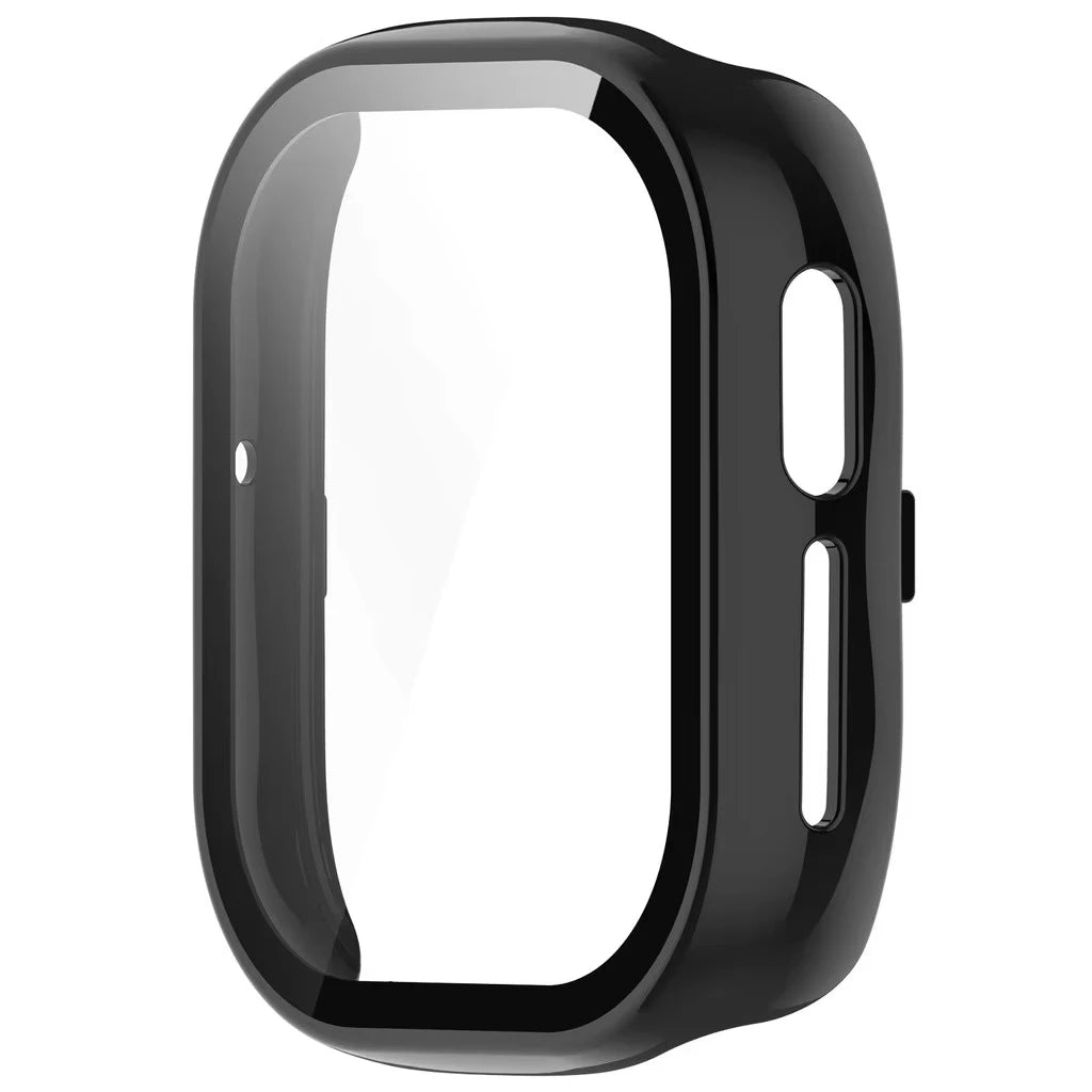 Suitable For Honor Watch 4 Ultra Thin Hard PC Case Tempered Glass Screen Protector Protective Cover Peaceful Pleasures Health and Wellness black