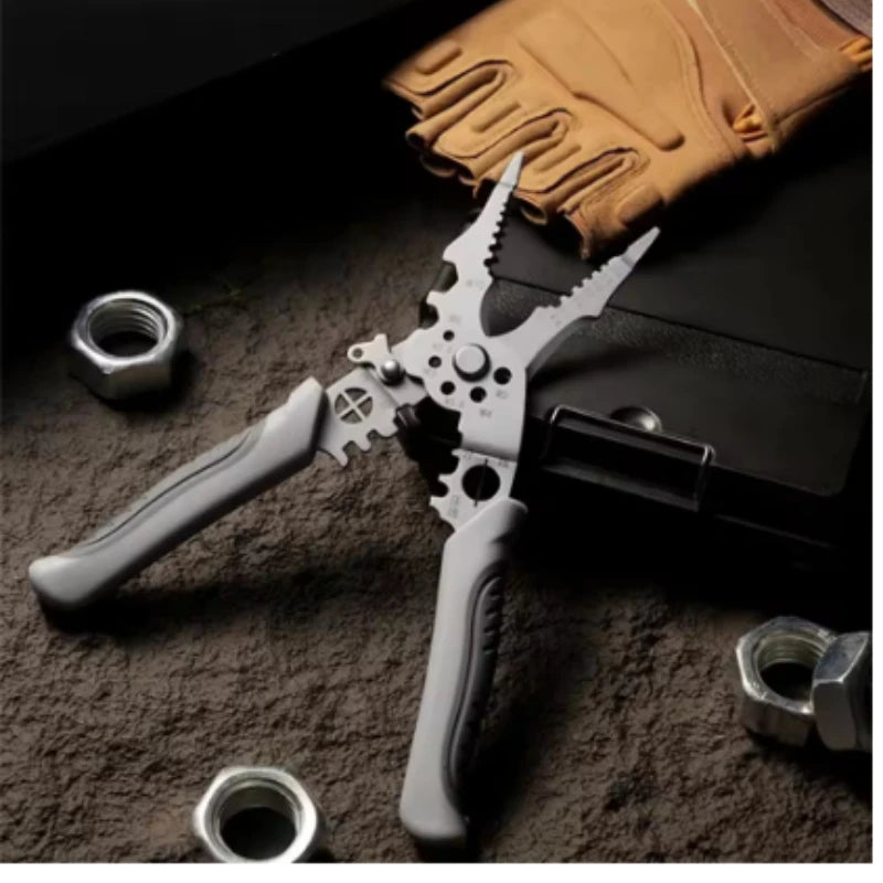 Specialized Electrical Wire Stripping Pliers for Stripping Stripping Pressing Winding and Cutting Wires Peaceful Pleasures Health and Wellness