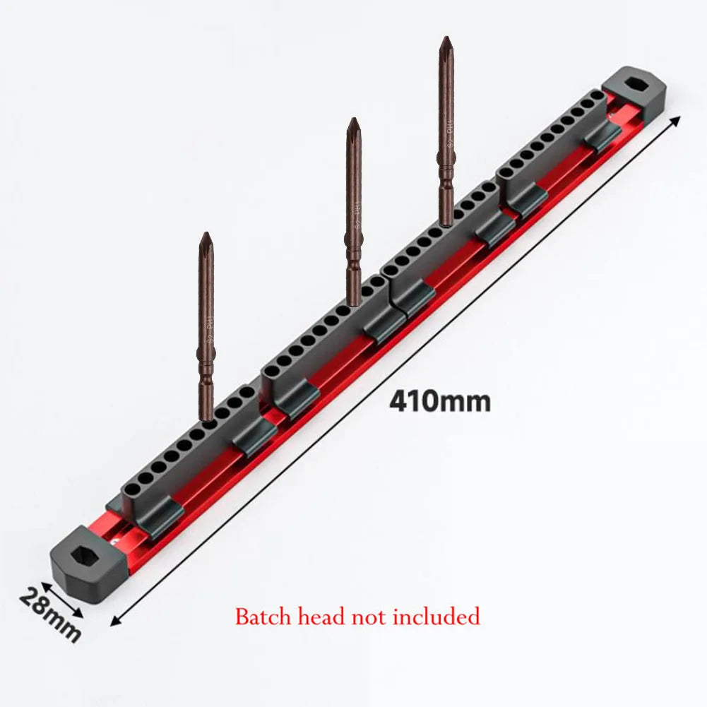 40 Holes Screwdriver Bit Holder Plastic Head Storage Drill Stand