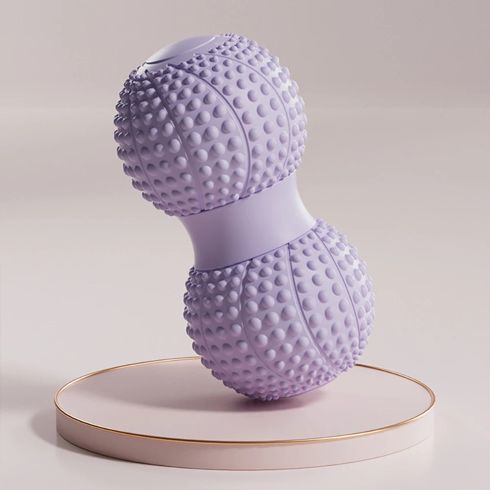Peanut Massage Ball | TPE Fascia Yoga Ball for Back, Neck & Foot Fascia Massage Ball Peaceful Pleasures Health and Wellness PURPLE