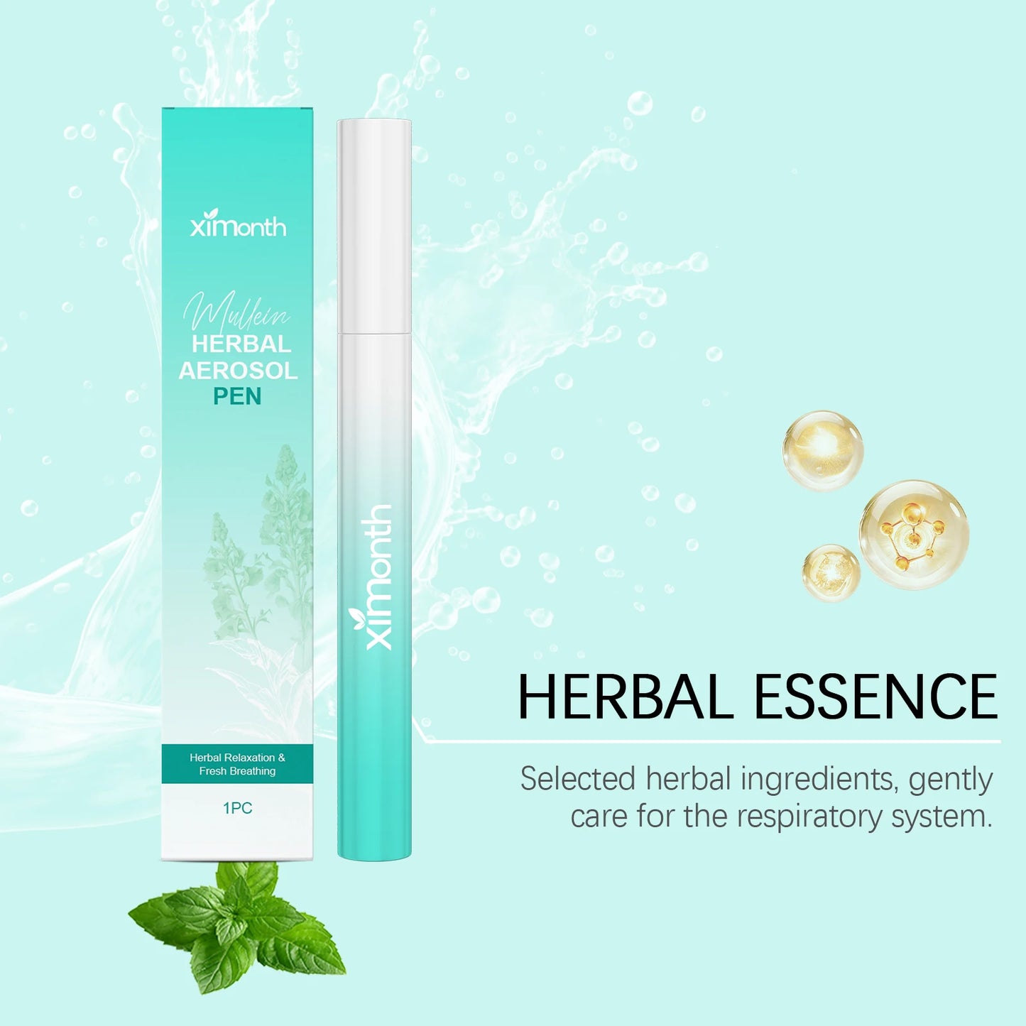 Herbal Aromatherapy Inhaler Stick | Natural Plant-Based Wellness