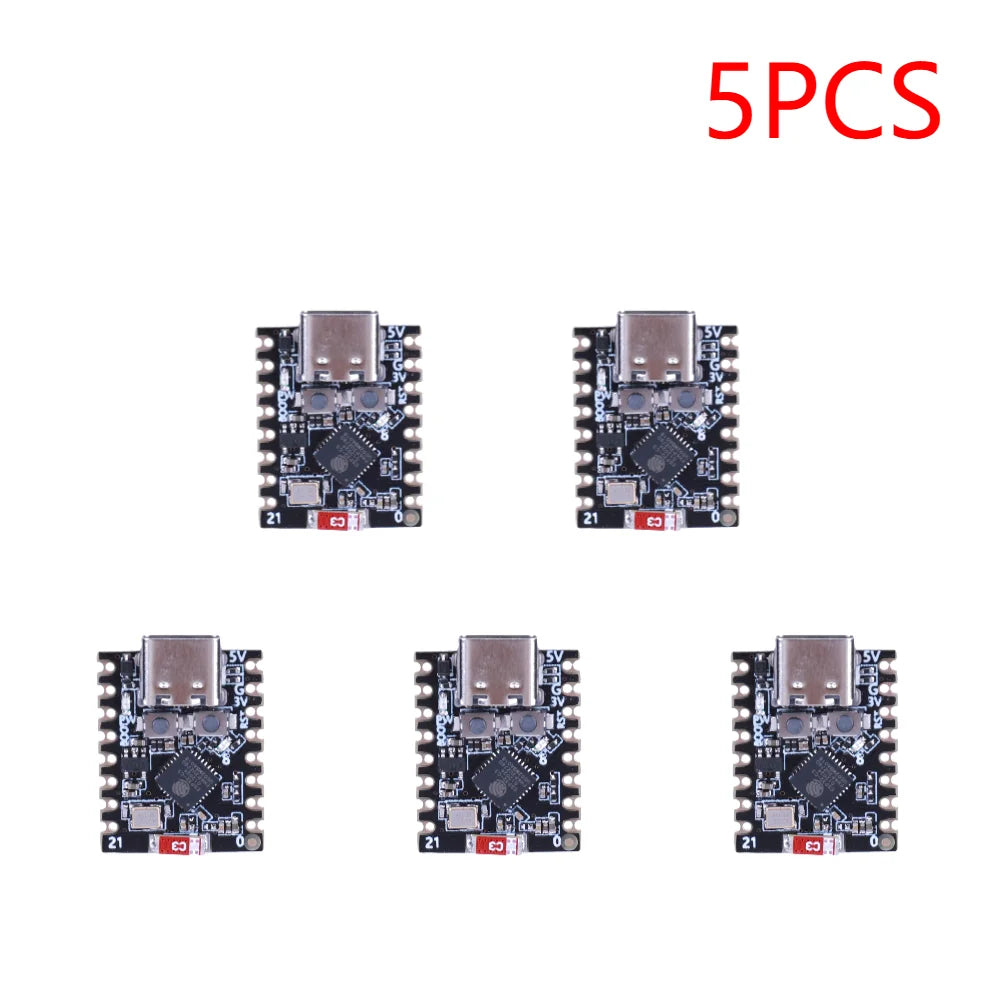 1-10PCS ESP32-C3 Development Board ESP32 C3 SuperMini WiFi Bluetooth-Compatible Board Development Board CORE Board for Arduino Peaceful Pleasures Health and Wellness Not Welded 5PCS