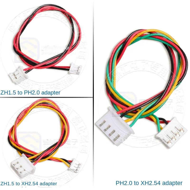 5Pcs SH1.0 JST1.25 ZH1.5 To PH2.0 To XH2.54 Adapter Conversion Terminal Wire Connecting Line Cable 2P 3P 4P 5P 6P Peaceful Pleasures Health and Wellness