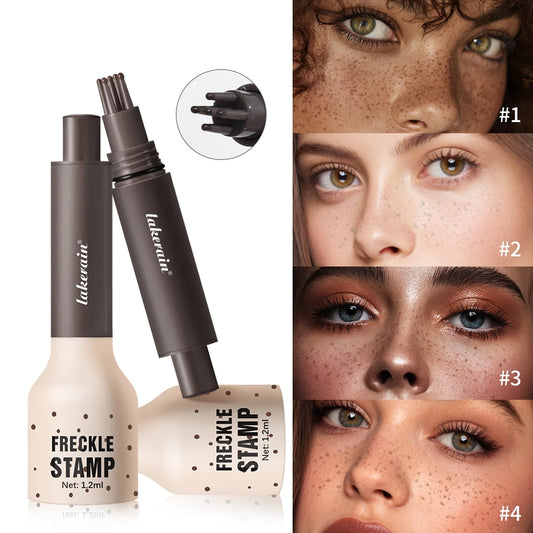 Waterproof Freckle Stamp Pen Liquid Air Cushion Five Point Head Natural Simulation Fake Spot Dot Makeup Tool Peaceful Pleasures Health and Wellness