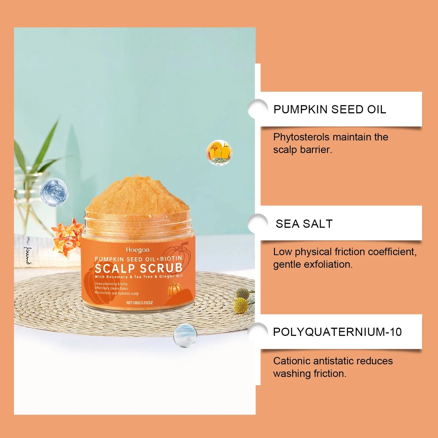 Hoegoa Scalp Nourishing Scrub – Exfoliating & Moisturizing
