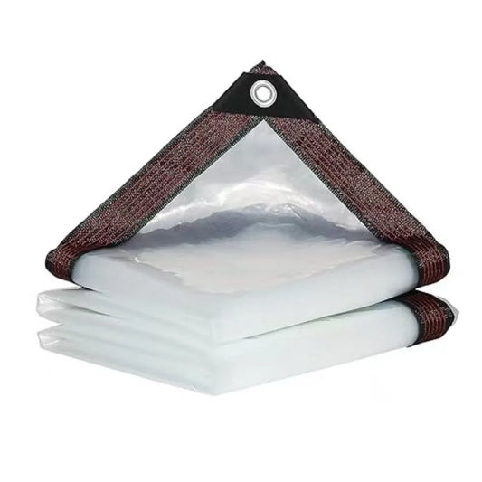Transparent Waterproof Tarpaulin | Foldable Garden Rain Cover Garden Tarpaulin Cover Oasis Select Transparent 3x5m
