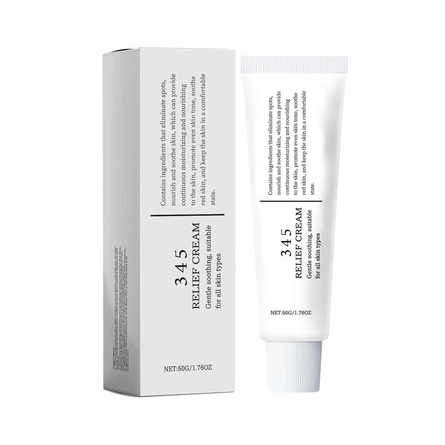 Relief Cream Repairing Barrier Address Blemishes Nourishing Skin Improving Acne Marks Brightening Skin Moisturizing Skin Care Peaceful Pleasures Health and Wellness 50g boxed