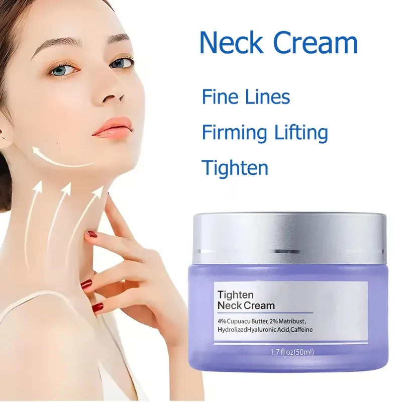 Tighten Lift Neck Cream Lightens Fine Lines Brightens Firms Nourishes Neck Cream Lightening Smoothing Moisturizer Neck Cream Peaceful Pleasures Health and Wellness Default Title