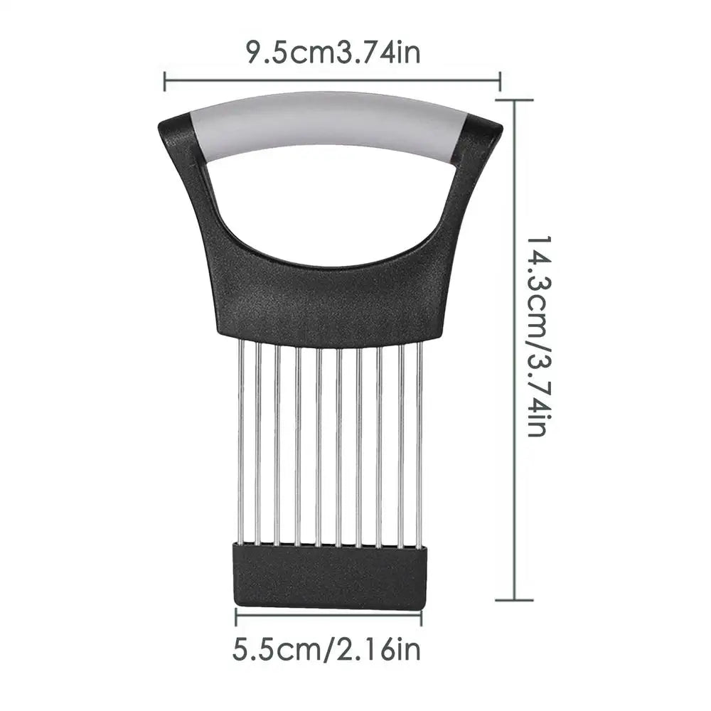 Vegetable Slicing Holder – Onion Tomato Potato Slicer Fork