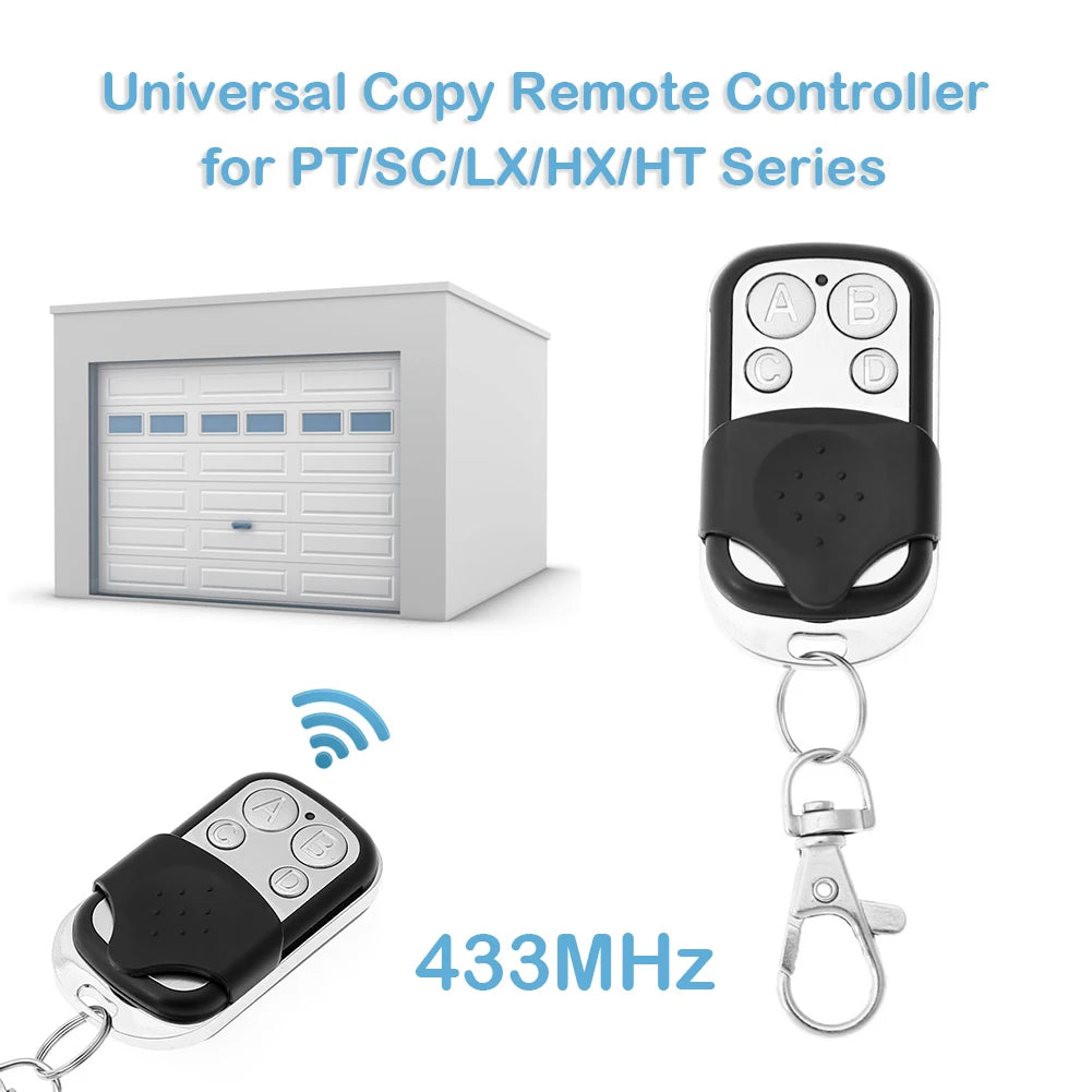 10/5pcs 433MHz Remote Control 4CH Car Key Garage Door Gate Opener Remote Control Duplicator Electronic Gate Control Duplicator Peaceful Pleasures Health and Wellness