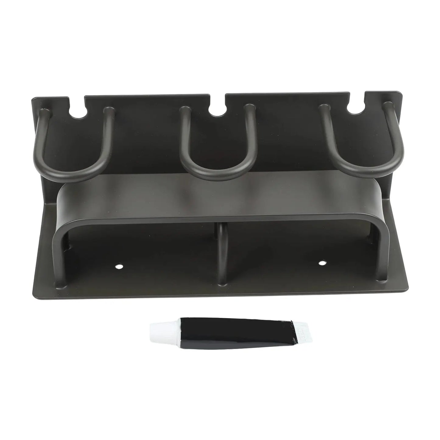 Wall Mounted Aluminum Toothbrush Holder – 3 Slot Organizer